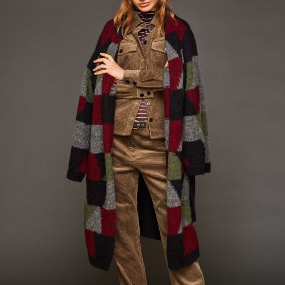 Antik Batik Long Alpaca Blend Jeany Knit Cardigan